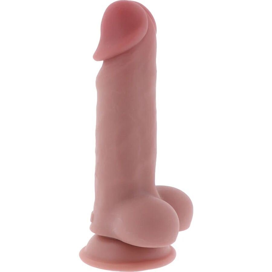 GET REAL - PENE REALISTA DE LUJO CON TESTICULOS EXTRA GRUESOS DE 17 CM