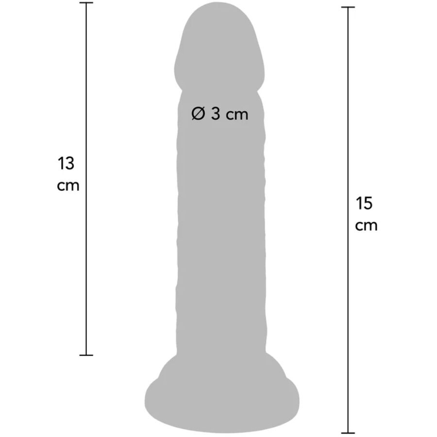 GET REAL - PENE REALISTA DE LUJO 15 CM