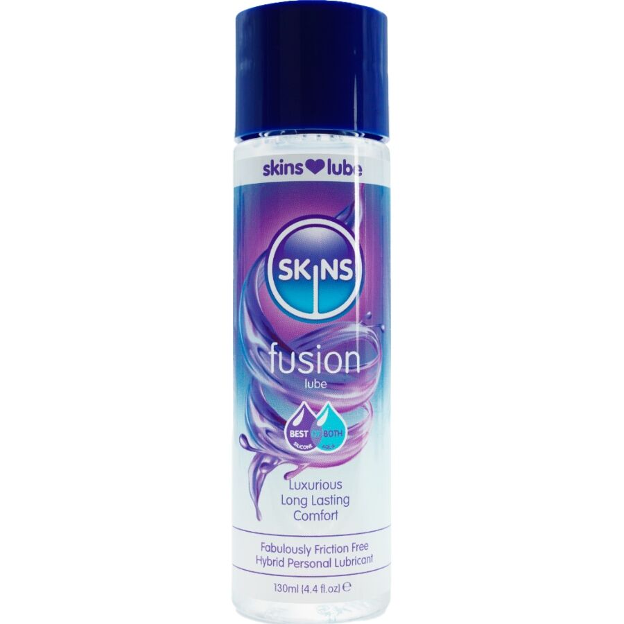 LUBRICANTE HÍBRIDO FUSION A BASE DE AGUA Y SILICONA 130 ML