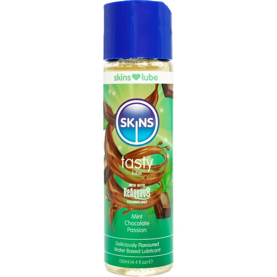 Lubricante Saboroso a Base de Agua con Sabor a Menta y Chocolate 130 ML