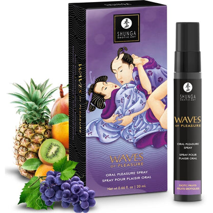 SHUNGA Spray Oral Sedutor Frutas Exóticas 20 ML para prazer oral intenso