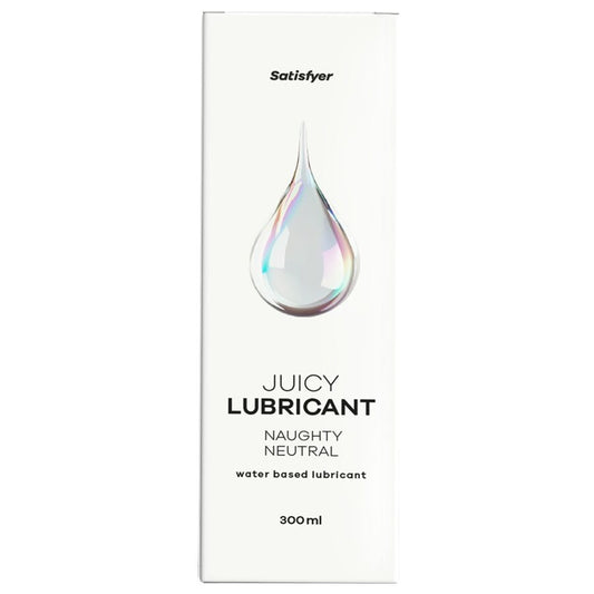 Frasco de Lubrificante Satisfyer Juicy Naughty Neutral à base de água 300ml