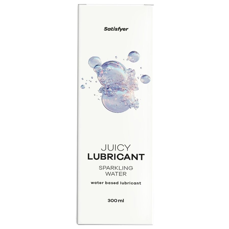 SATISFYER Lubrificante à Base de Água com Gás 300ml para prazer suave e refrescante