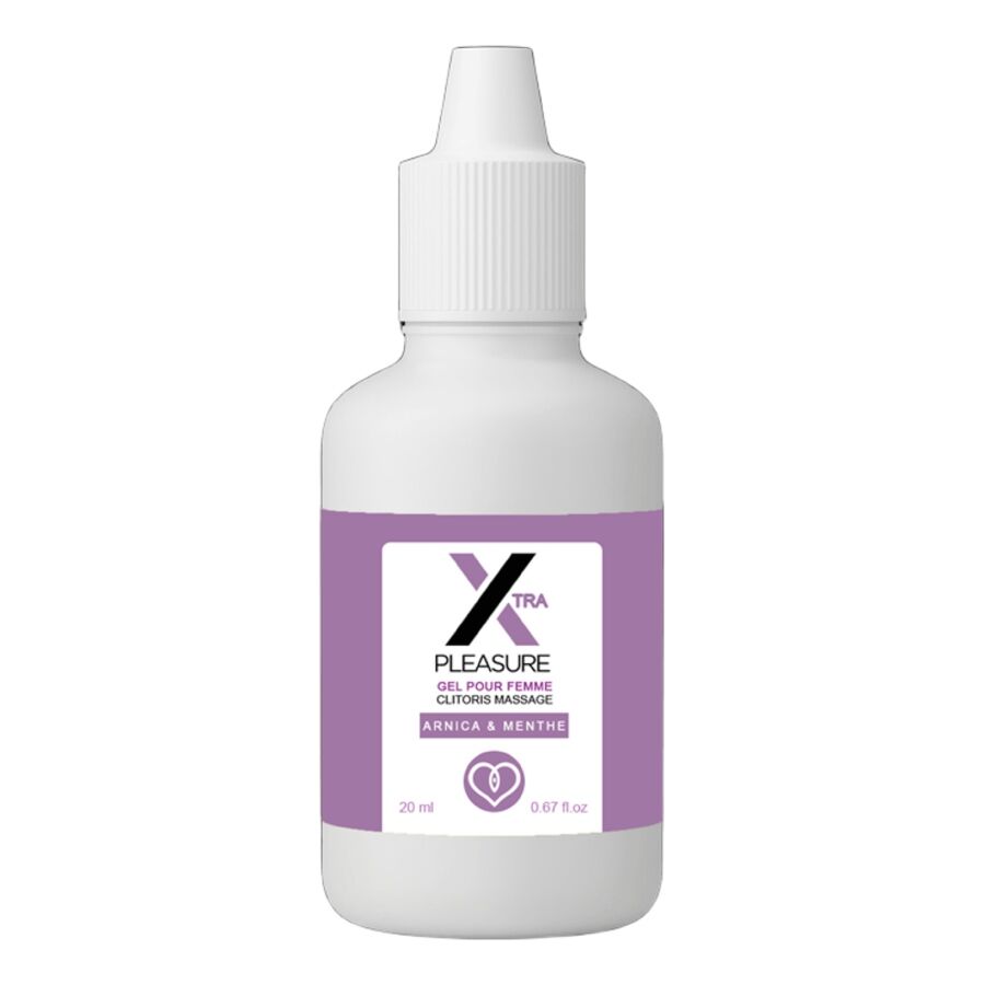 RUF - X Pleasure Gel de Massagem para Clitóris com Arnica e Mentol 20 ML, frasco detalhado