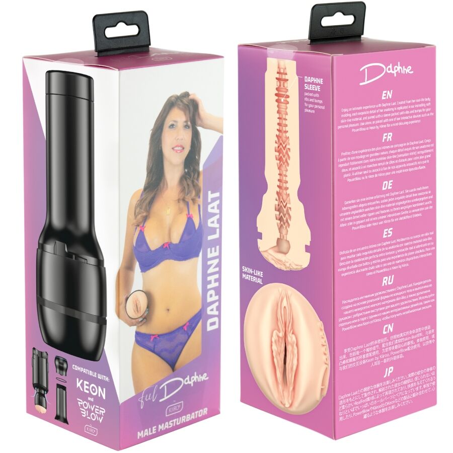 KIIROO - SIENTE LA COLECCIÓN ESTRELLA DE STROKERS DE DAPHNE LAAT COMPATIBLE CON POWERBLOW