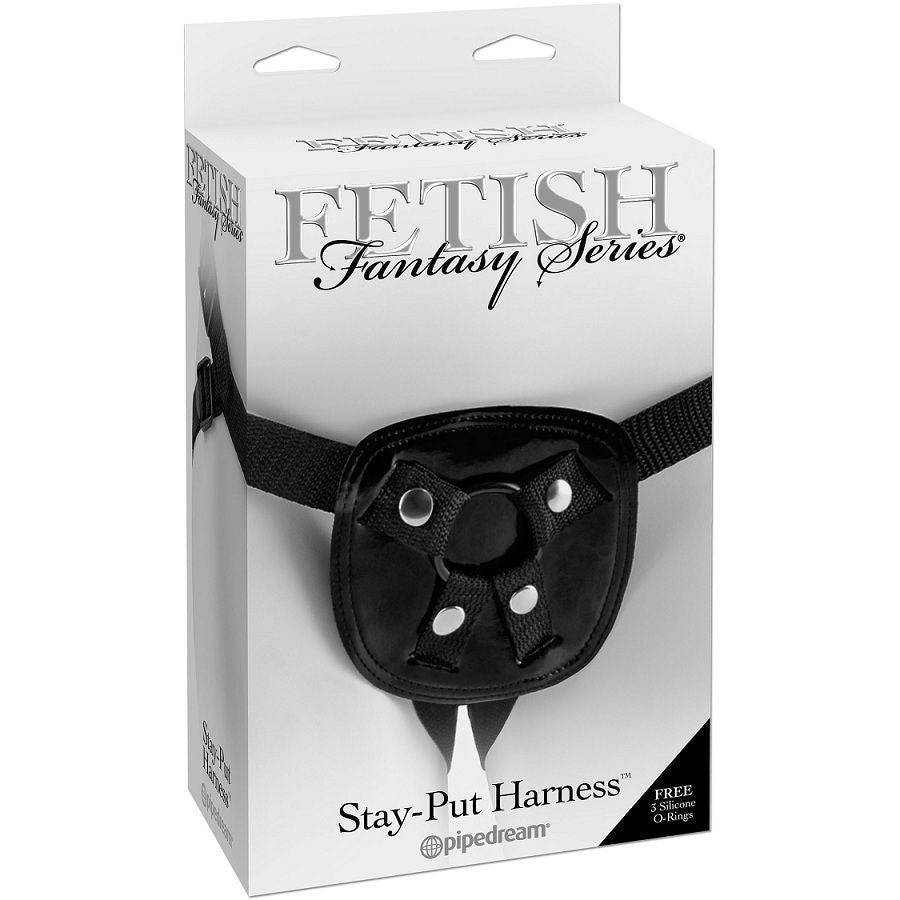 Arnês Stay-Put da FETISH FANTASY SERIES, design confortável e ajustável