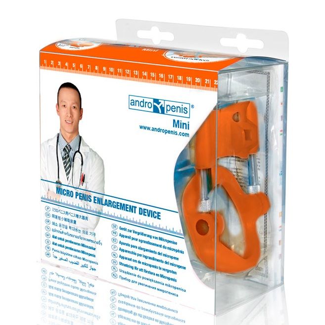 Extensor peniano ANDROPENIS Mini para aumento e correção do pénis.