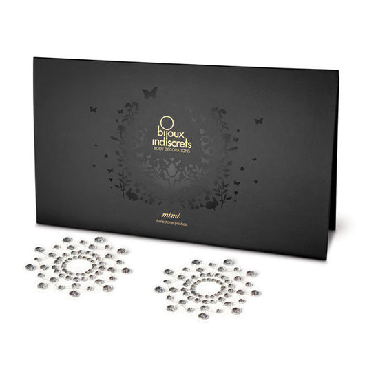 BIJOUX INDISCRETS Mimi Prata | Adesivos decorativos sensuais para mamilos