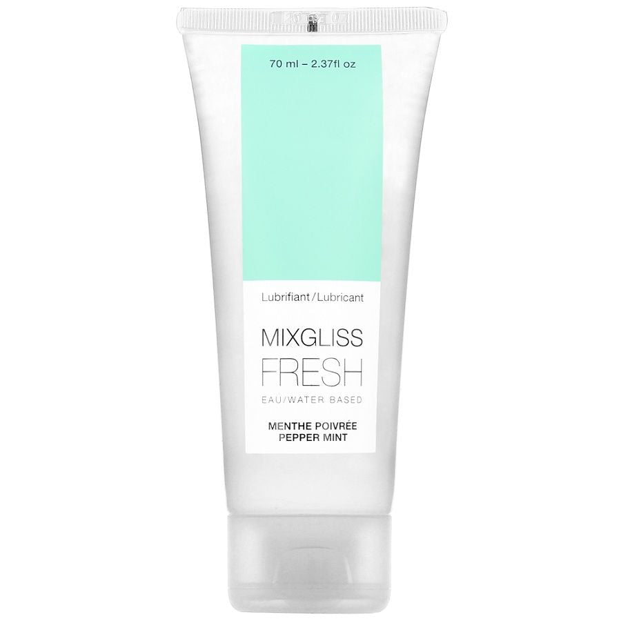 MIXGLISS - LUBRICANTE A BASE DE AGUA CON EFECTO REFRESCANTE Y SABOR A MENTA 70 ML