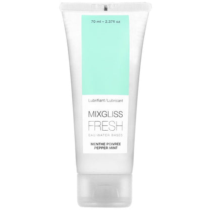 MIXGLISS - LUBRICANTE A BASE DE AGUA CON EFECTO REFRESCANTE Y SABOR A MENTA 70 ML