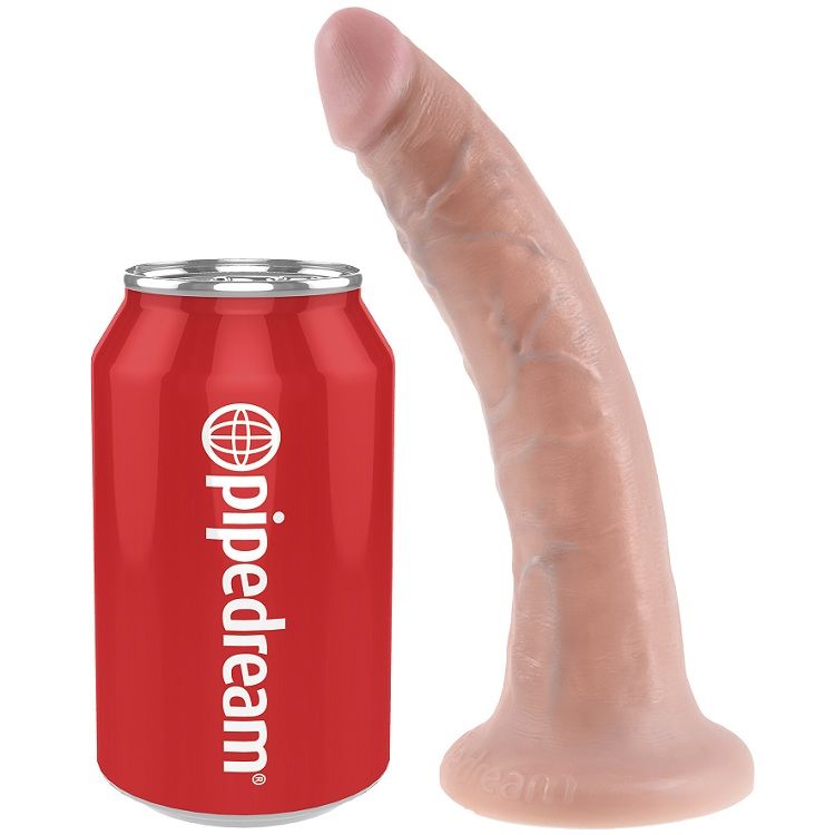 Dildo Realista 7" Tono Carne 17.8 CM