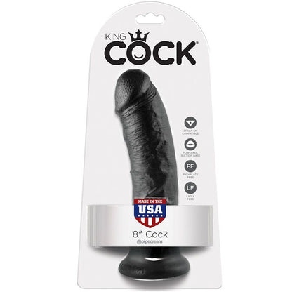 Dildo Realista Ergonómico Negro 20.3 CM