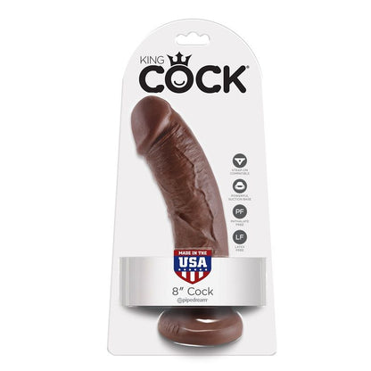 Dildo Realista Marrón de 8 Pulgadas 20.3 cm