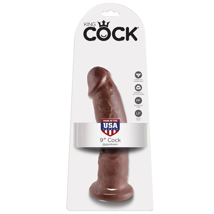 Dildo Realista 9 Marrón 22.9 CM