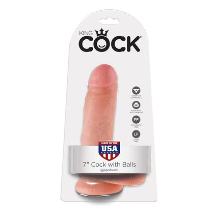 Dildo Realista Carne con Bolas - 17.8 cm