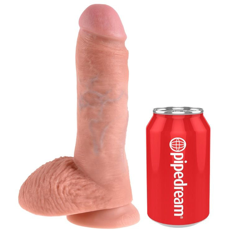 Dildo Realista de 20.3 cm con Bolas