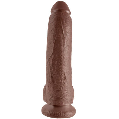 Dildo Realista Marrón con Bolas 22.9 cm