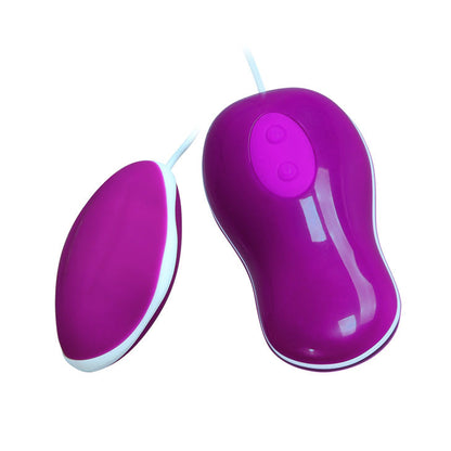 PRETTY LOVE Ovo Vibrante Avery com Controle Remoto Fio - Vista geral do vibrador e controle.