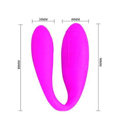 Vibrador Pretty Love Fascination Lilac para estimulação clitoriana, ponto G e anal.