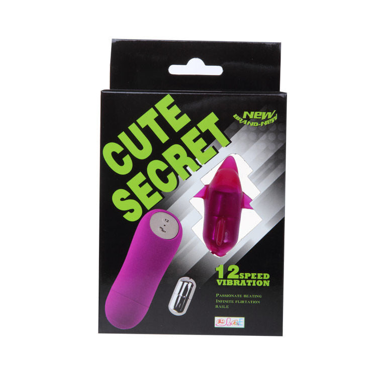 PRETTY LOVE Vibrador Golfinho Secreto com 12 Funções, em silicone lilás.