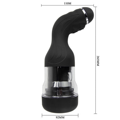Masturbador automático BAILE Rotation Amante com detalhes da textura interna e controlo de rotação