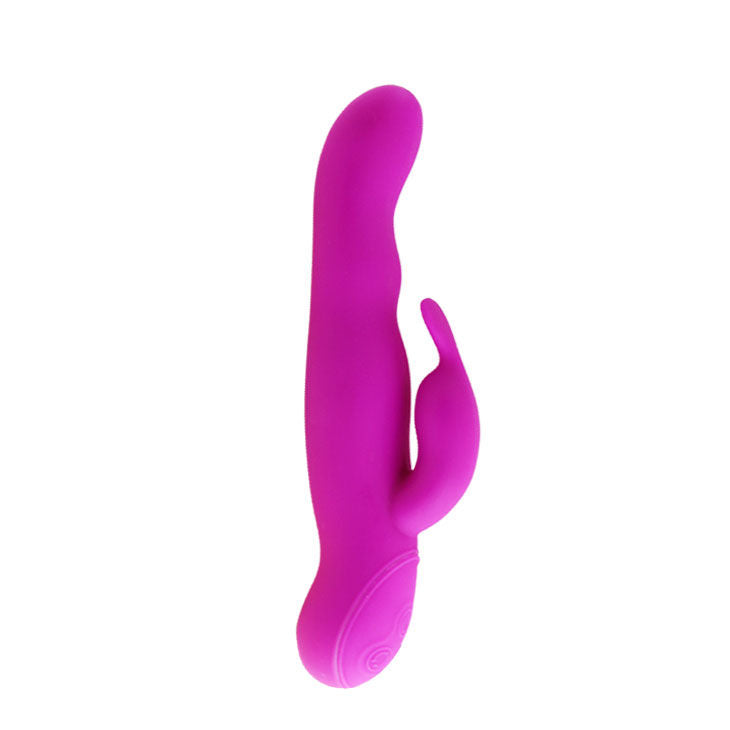 PRETTY LOVE Vibrador Rotador Hale Lilac de silicone, com textura suave e cor lilás vibrante.