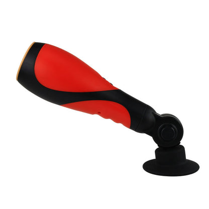 Detalhe do BAILE Masturbador Masculino Amante de Sexo Oral com 30V e Adaptador, mostrando o design ergonómico e a textura do silicone.
