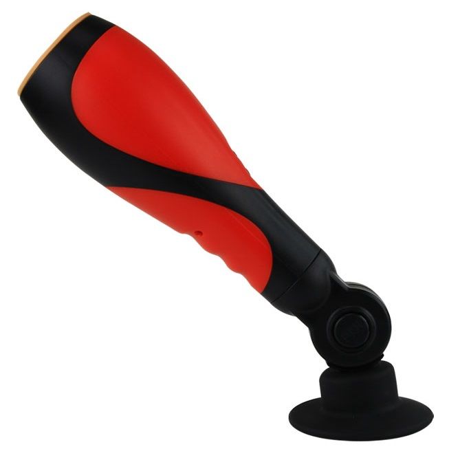 Detalhe do BAILE Masturbador Masculino Amante de Sexo Oral com 30V e Adaptador, mostrando o design ergonómico e a textura do silicone.