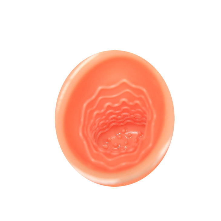 Detalhe do BAILE Masturbador Masculino Amante de Sexo Oral com 30V e Adaptador, mostrando o design ergonómico e a textura do silicone.