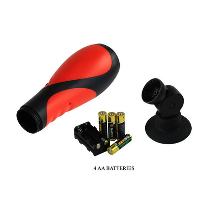 Detalhe do BAILE Masturbador Masculino Amante de Sexo Oral com 30V e Adaptador, mostrando o design ergonómico e a textura do silicone.
