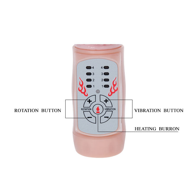 Vibrador Rotador de Coelho BAILE com Aquecimento e Múltiplas Funções para Prazer Intenso.