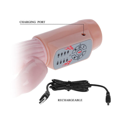 Vibrador Rotador de Coelho BAILE com Aquecimento e Múltiplas Funções para Prazer Intenso.
