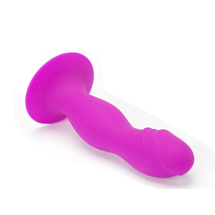 Close-up do Plug Anal Realístico PRETTY LOVE Booty Paixão de silicone macio, mostrando detalhes e textura