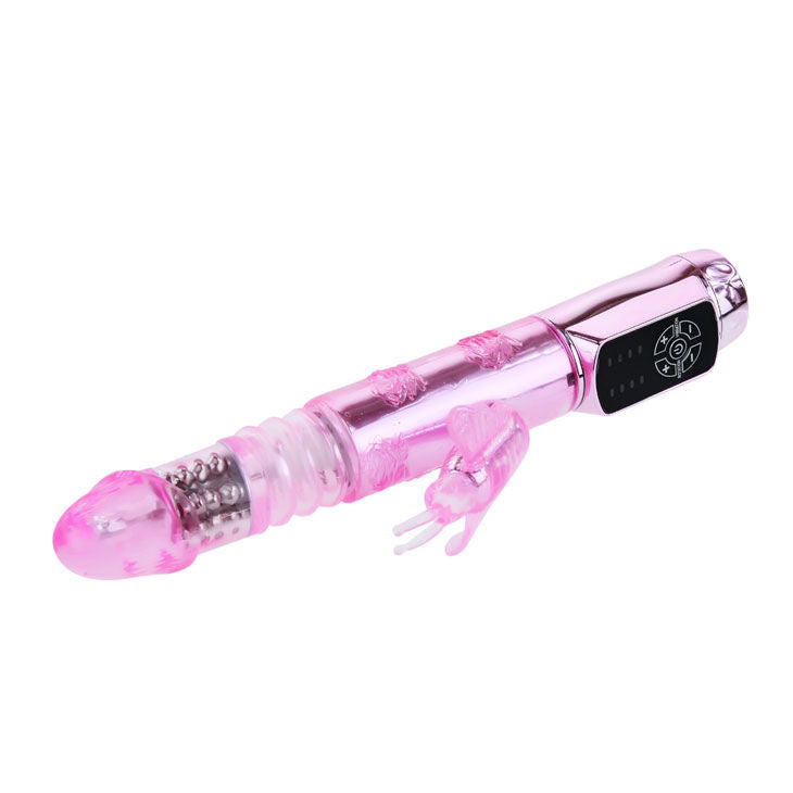 Vibrador BAILE Coelho Borboleta Pulsante com dupla estimulação e design ergonómico para prazer intenso.