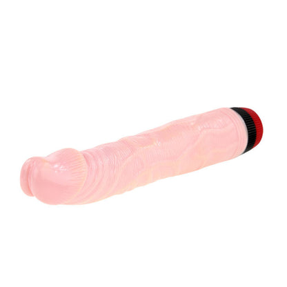 Close-up do vibrador realista BAILE Rockin Dong com vibração multivelocidade.