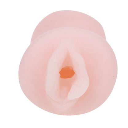 Close-up of the BAILE Manga Masturbador Masculino Angel Soft Touch Vagina, highlighting its realistic texture and design.