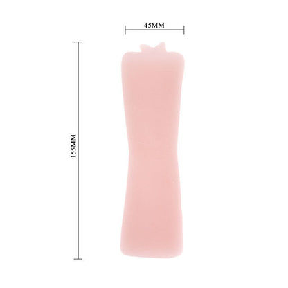 Close-up of the BAILE Manga Masturbador Masculino Angel Soft Touch Vagina, highlighting its realistic texture and design.