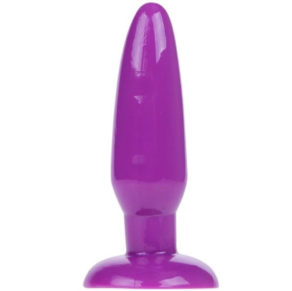 Close-up do BAILE Plug Anal Pequeno Rosa 15 cm Confortável mostrando sua textura e formato cônico.