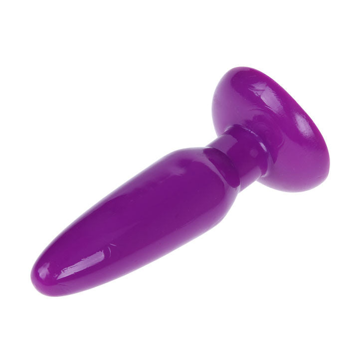 Close-up do BAILE Plug Anal Pequeno Rosa 15 cm Confortável mostrando sua textura e formato cônico.