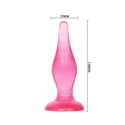 Plug anal BAILE Soft Touch Lilás 14.2 cm para estimulação anal.