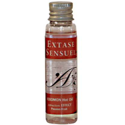 Aceite de Masaje Efecto Calor con Feromonas de Maracuyá Viaje 35 ml