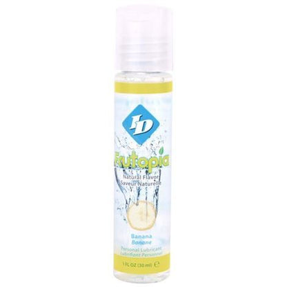 ID Frutopia Lubrificante Íntimo Sabor Banana 30ml com design de fruta