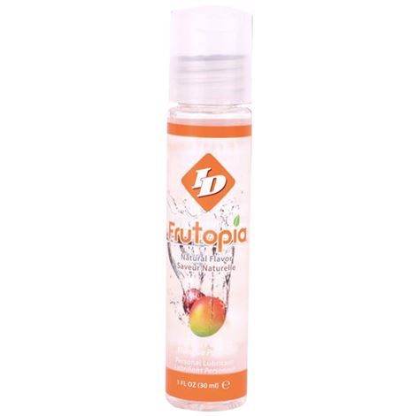 ID Frutopia Lubrificante Sabor Manga 30 ML para prazer aromatizado e natural.
