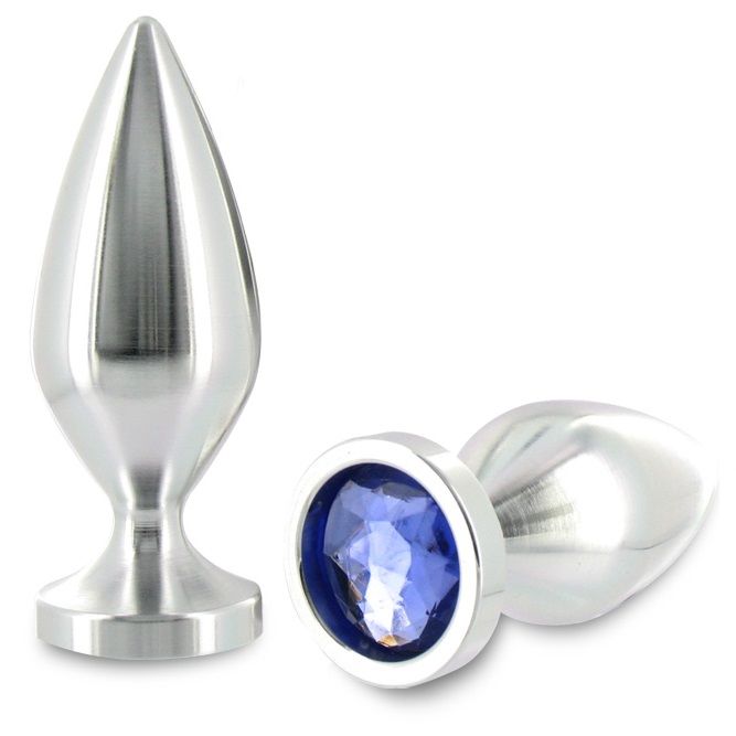 Plug Anal Metálico Cristal Pequeño 5,71 CM