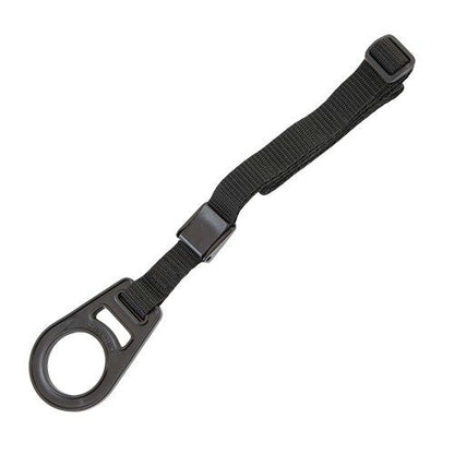 Arnês de suporte BATHMATE para uso em chuveiro com bombas de vácuo, mostrando o design ajustável e material resistente à água.