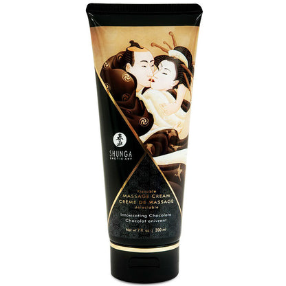Embalagem do Creme de Massagem Shunga Sabor Chocolate 200 ML