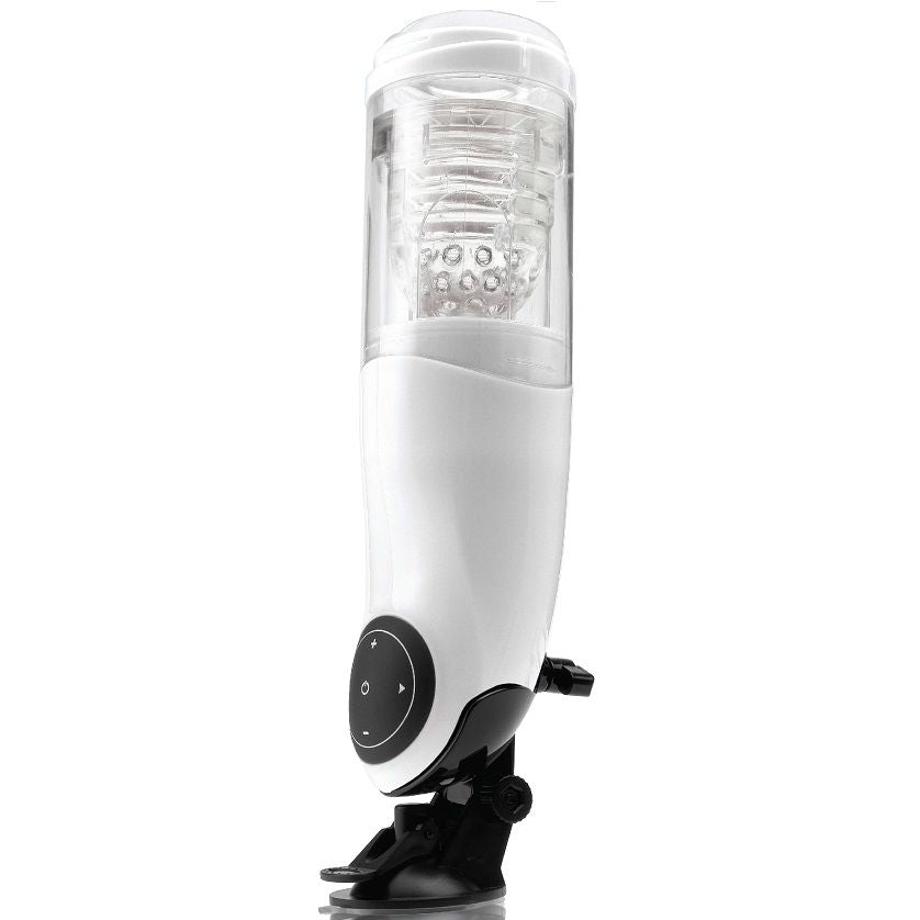 Masturbador Masculino PDX Mega Bator USB Vagina Blanca