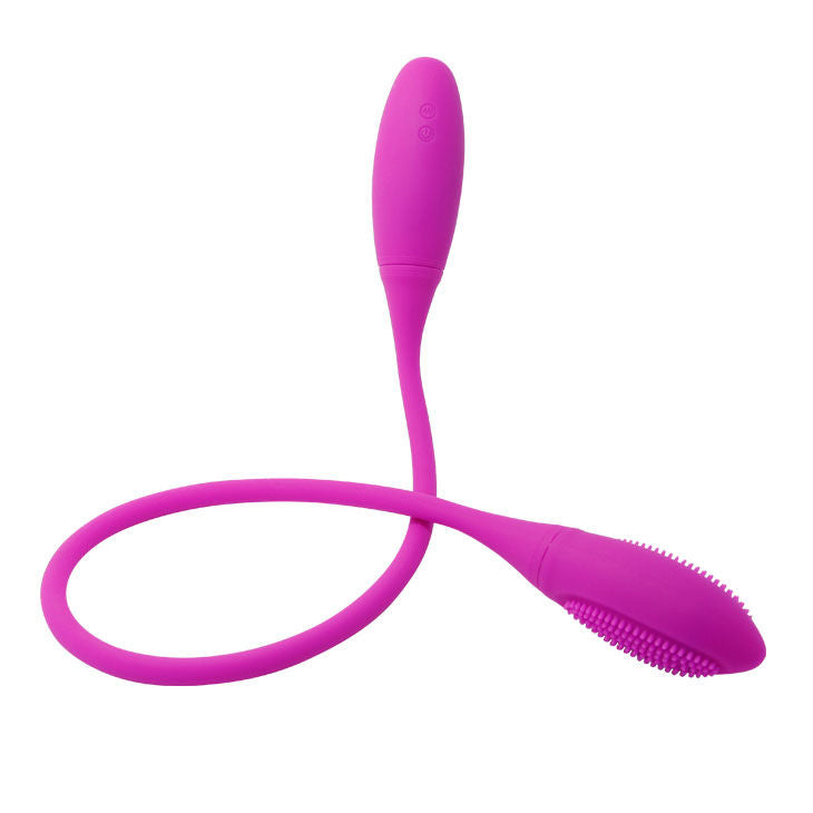 PRETTY LOVE Vibrador Duplo Egg Berger com Controle Remoto Recarregável, design ergonómico em silicone macio