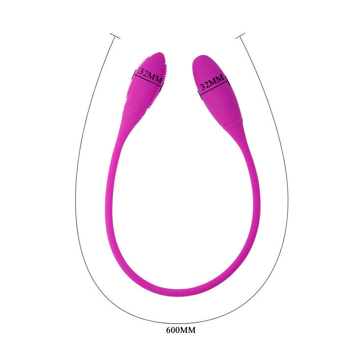 PRETTY LOVE Vibrador Duplo Egg Berger com Controle Remoto Recarregável, design ergonómico em silicone macio