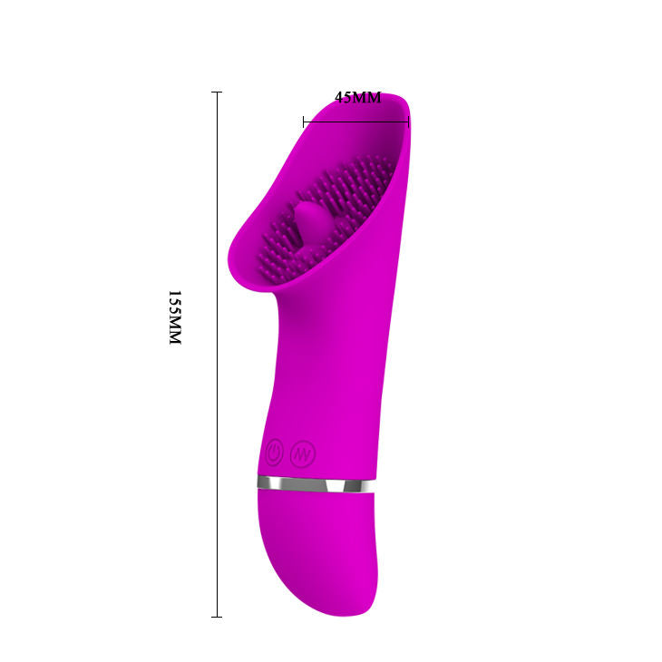Pretty Love Estimulador de Clitóris Rudolf de silicone macio com design ergonómico e pontas estimulantes.